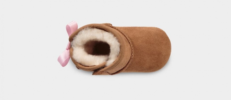 Kozaki Dziecięce Ugg Jesse Bow II Brązowe | HID-762840