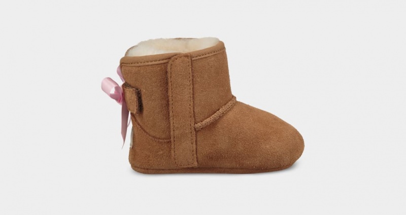 Kozaki Dziecięce Ugg Jesse Bow II Brązowe | HID-762840