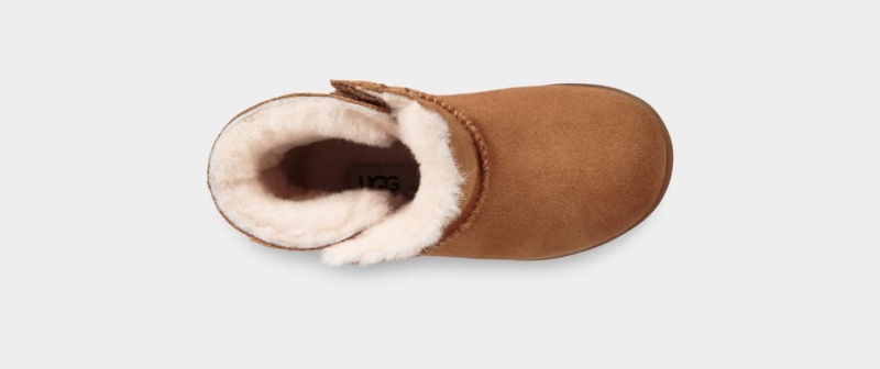 Kozaki Dziecięce Ugg Keelan Brązowe | LEN-162340