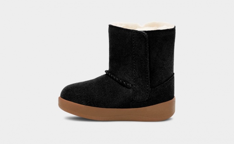 Kozaki Dziecięce Ugg Keelan Czarne | FOC-109274