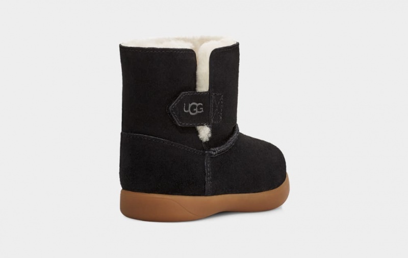 Kozaki Dziecięce Ugg Keelan Czarne | UEY-546078