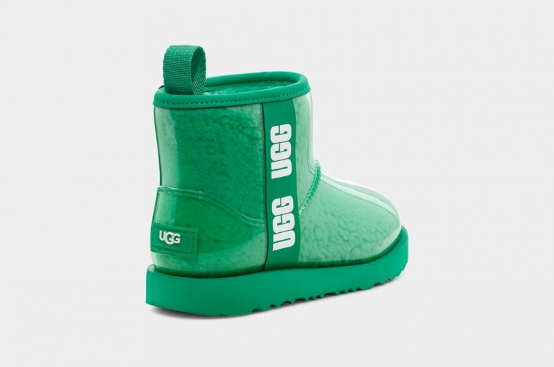 Kozaki Dziecięce Ugg Klasyczne Clear Mini II Turkusowe Zielone | STJ-402613