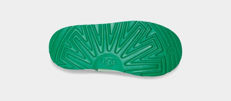 Kozaki Dziecięce Ugg Klasyczne Clear Mini II Turkusowe Zielone | STJ-402613