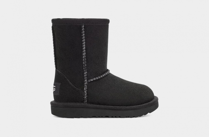 Kozaki Dziecięce Ugg Klasyczne II Czarne | IHC-015796