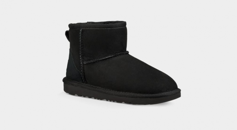 Kozaki Dziecięce Ugg Klasyczne II Mini Czarne | AGW-732508