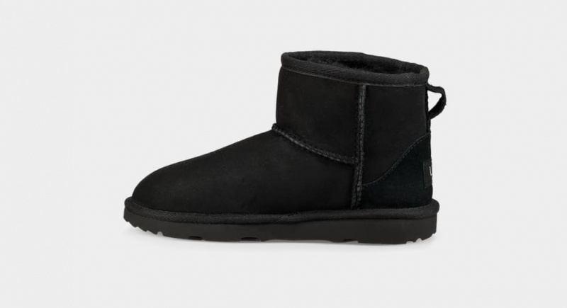 Kozaki Dziecięce Ugg Klasyczne II Mini Czarne | AGW-732508