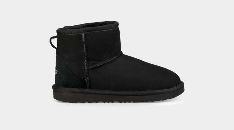 Kozaki Dziecięce Ugg Klasyczne II Mini Czarne | AGW-732508