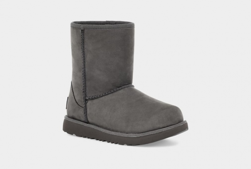 Kozaki Dziecięce Ugg Klasyczne II Weather Szare | PJC-168359