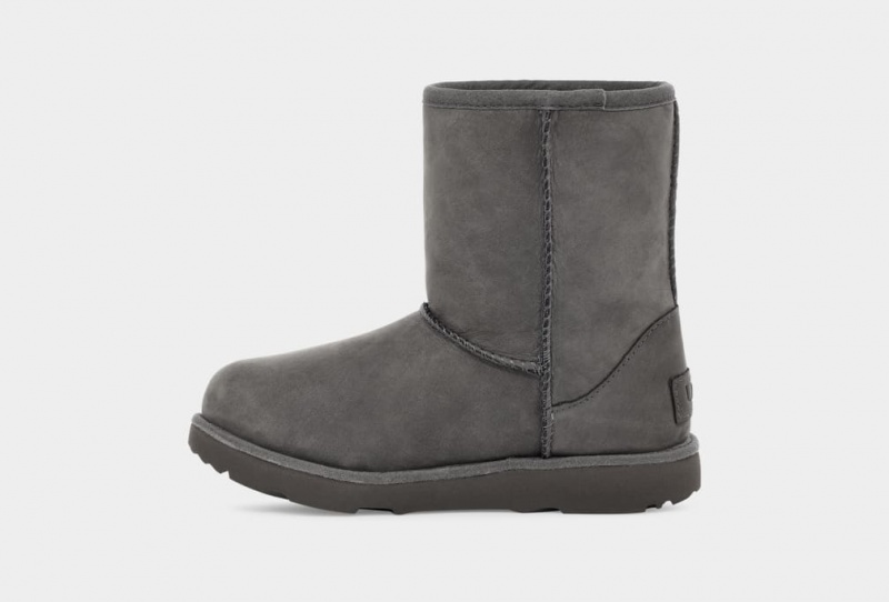 Kozaki Dziecięce Ugg Klasyczne II Weather Szare | PJC-168359