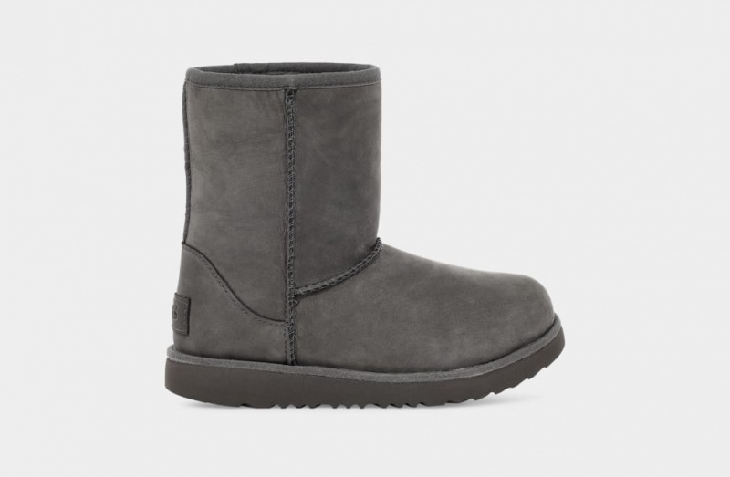 Kozaki Dziecięce Ugg Klasyczne II Weather Szare | PJC-168359