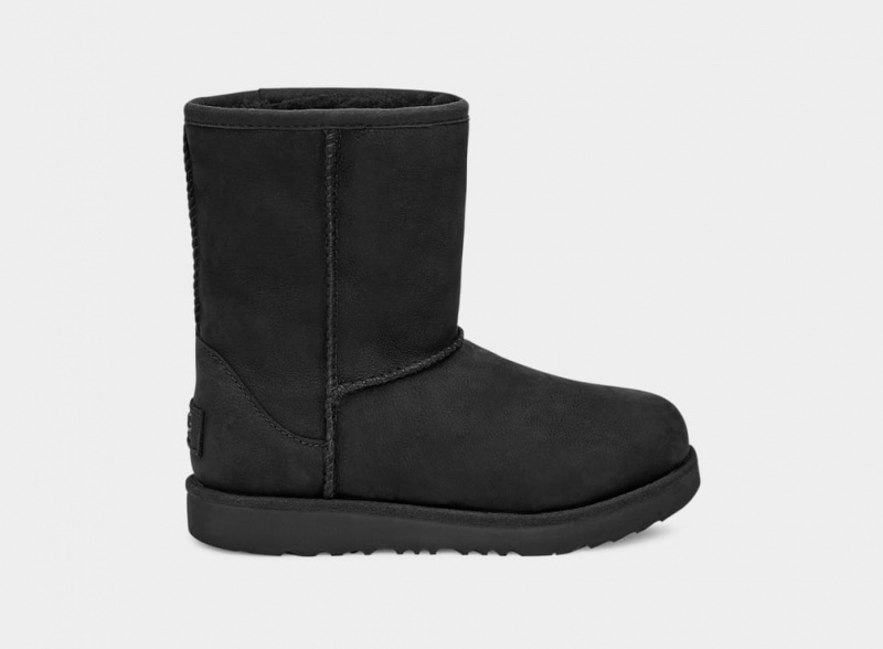 Kozaki Dziecięce Ugg Klasyczne II Weather Czarne | XMF-085934