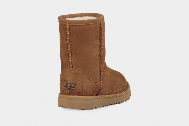 Kozaki Dziecięce Ugg Klasyczne II Weather Brązowe | ZWM-037645