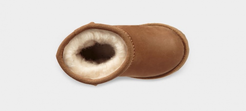 Kozaki Dziecięce Ugg Klasyczne II Weather Brązowe | ZWM-037645