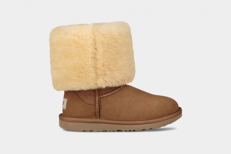 Kozaki Dziecięce Ugg Klasyczne II Wysokie Brązowe | MSG-273819