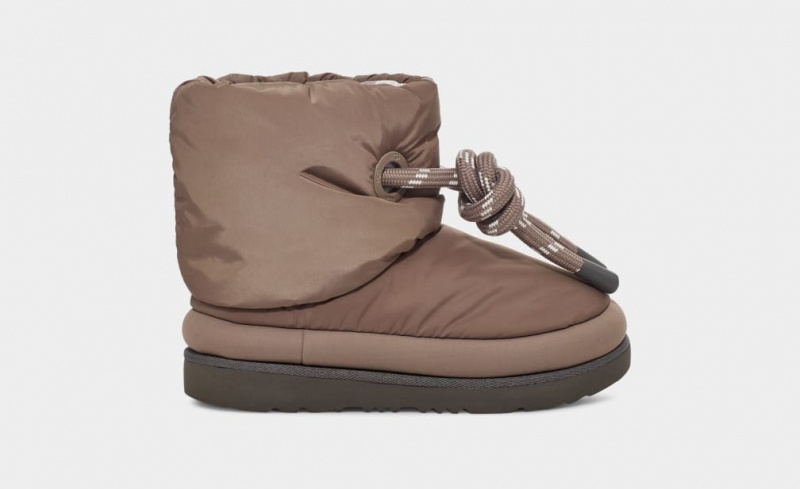 Kozaki Dziecięce Ugg Klasyczne Maxi Brązowe | GJZ-641523