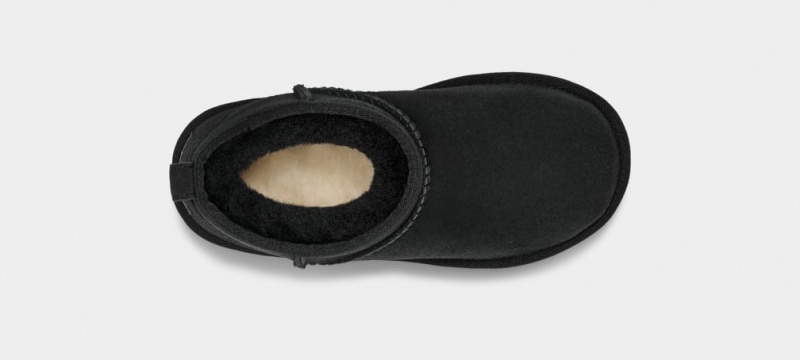 Kozaki Dziecięce Ugg Klasyczne Ultra Mini Czarne | WZD-895234