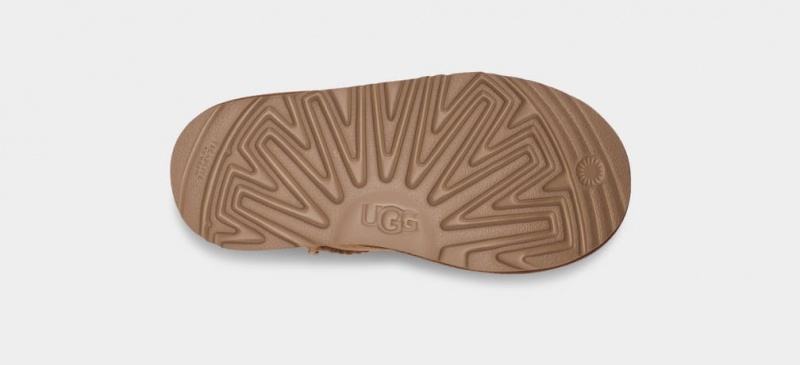 Kozaki Dziecięce Ugg Klasyczne Ultra Mini Brązowe | KAN-527681