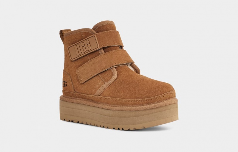 Kozaki Dziecięce Ugg Neumel Brązowe | GNT-603298