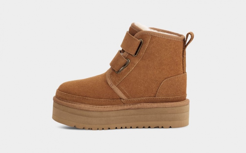 Kozaki Dziecięce Ugg Neumel Brązowe | GNT-603298