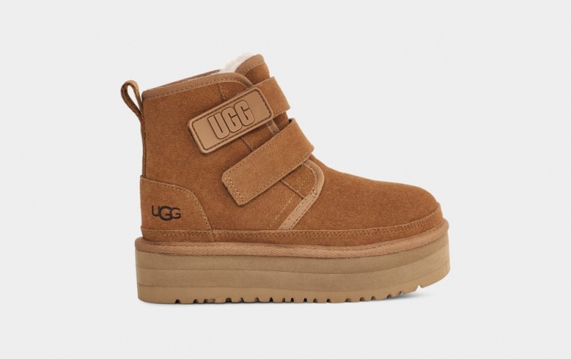 Kozaki Dziecięce Ugg Neumel Brązowe | GNT-603298