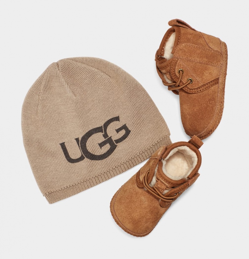 Kozaki Dziecięce Ugg Neumel Brązowe | YNK-253689