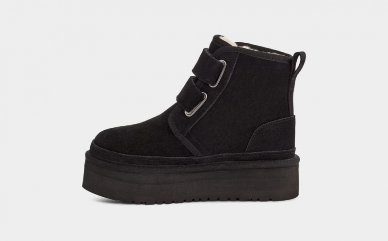 Kozaki Dziecięce Ugg Neumel Czarne | FXT-129605