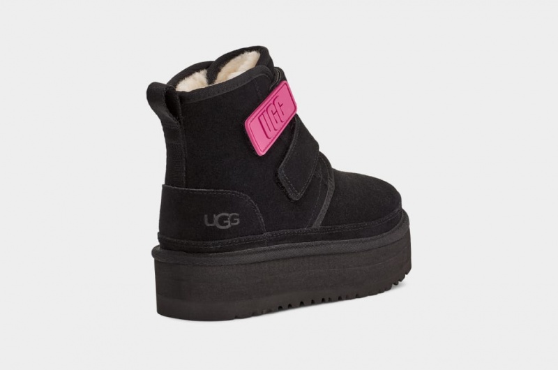 Kozaki Dziecięce Ugg Neumel Czarne | FXT-129605