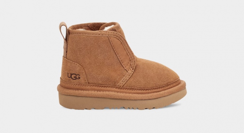 Kozaki Dziecięce Ugg Neumel EZ-Fit Brązowe | EOF-987042