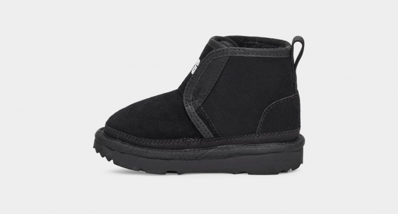 Kozaki Dziecięce Ugg Neumel EZ-Fit Czarne | DVK-083695