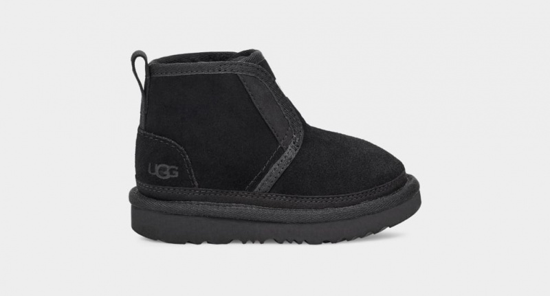 Kozaki Dziecięce Ugg Neumel EZ-Fit Czarne | DVK-083695