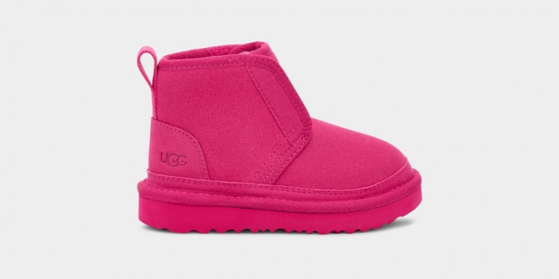 Kozaki Dziecięce Ugg Neumel EZ-Fit Różowe | TKZ-872690