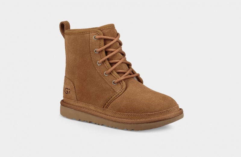 Kozaki Dziecięce Ugg Neumel High Brązowe | LBG-052649