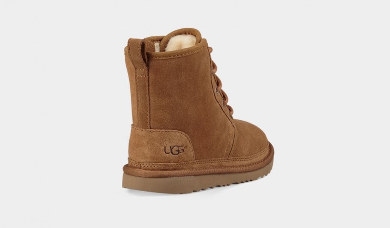 Kozaki Dziecięce Ugg Neumel High Brązowe | LBG-052649