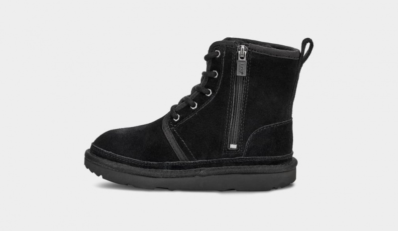 Kozaki Dziecięce Ugg Neumel High Czarne | RQZ-156329