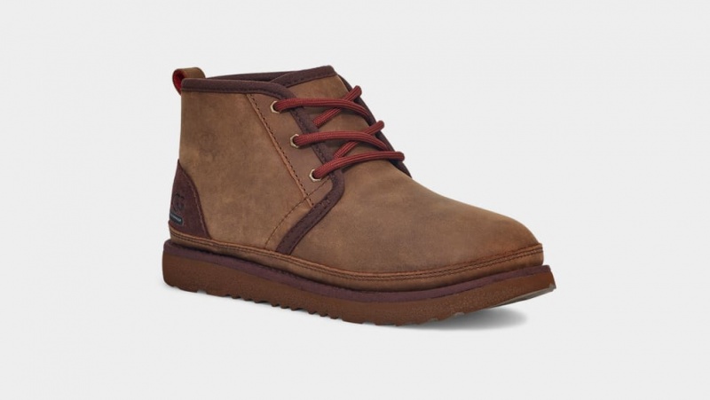 Kozaki Dziecięce Ugg Neumel II Weather Brązowe | XMR-421365