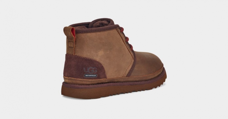 Kozaki Dziecięce Ugg Neumel II Weather Brązowe | XMR-421365