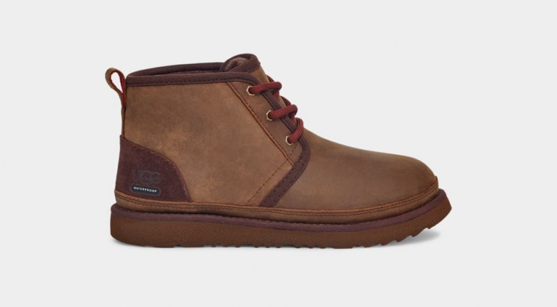 Kozaki Dziecięce Ugg Neumel II Weather Brązowe | XMR-421365