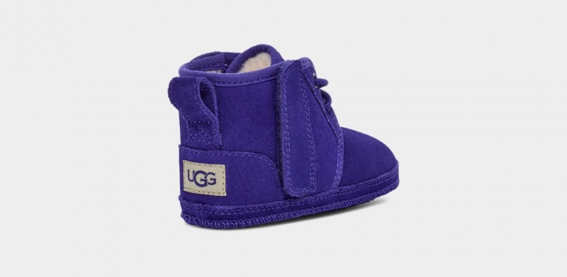 Kozaki Dziecięce Ugg Neumel Niebieskie | SVG-294860