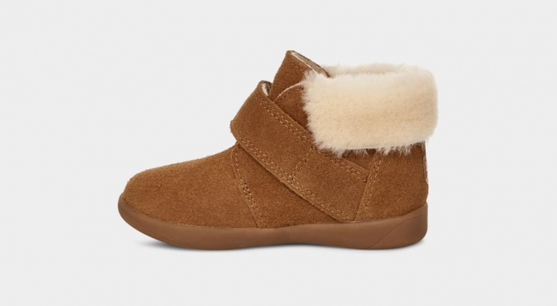 Kozaki Dziecięce Ugg Nolen Brązowe | WHF-409725