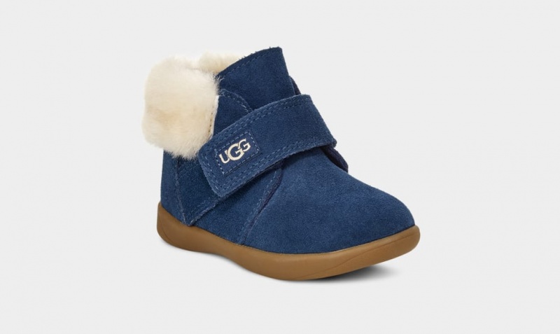 Kozaki Dziecięce Ugg Nolen Granatowe | SUW-247653