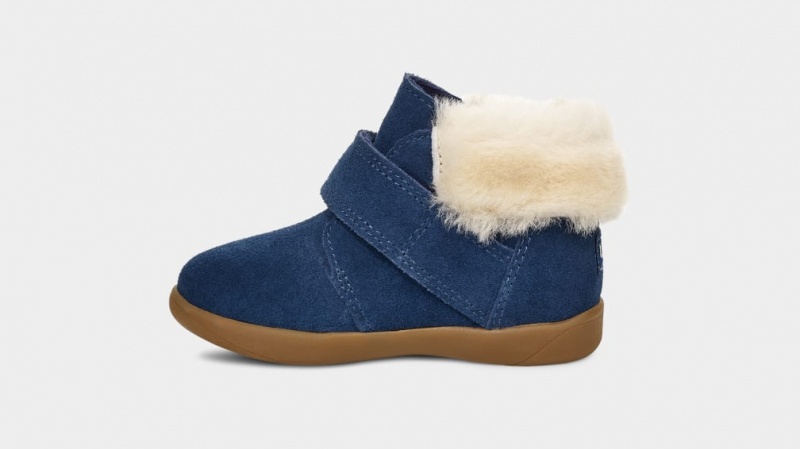 Kozaki Dziecięce Ugg Nolen Granatowe | SUW-247653