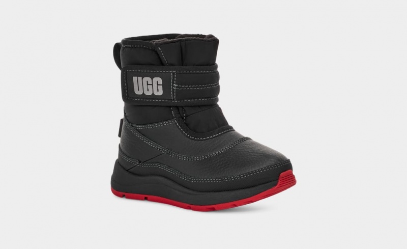 Kozaki Dziecięce Ugg Taney Weather Czarne | FLO-854369