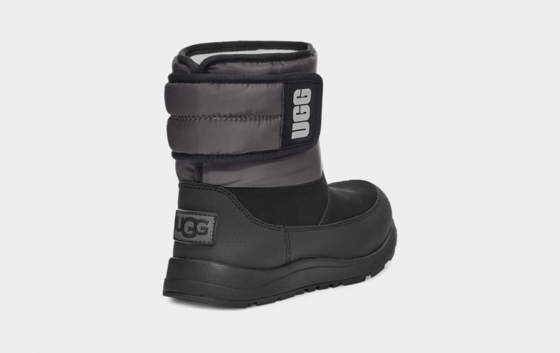 Kozaki Dziecięce Ugg Toty Weather Czarne Szare | ARX-369427