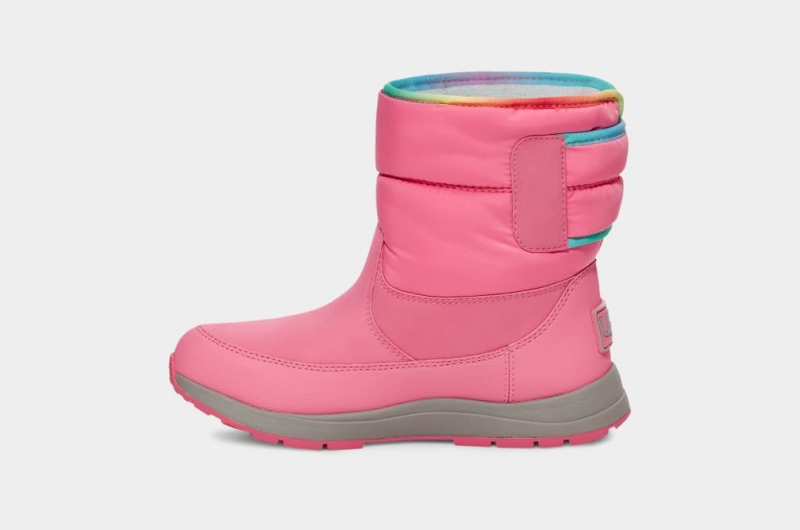 Kozaki Dziecięce Ugg Toty Weather Rainbow Różowe Różowe Kolorowe | RZJ-809461