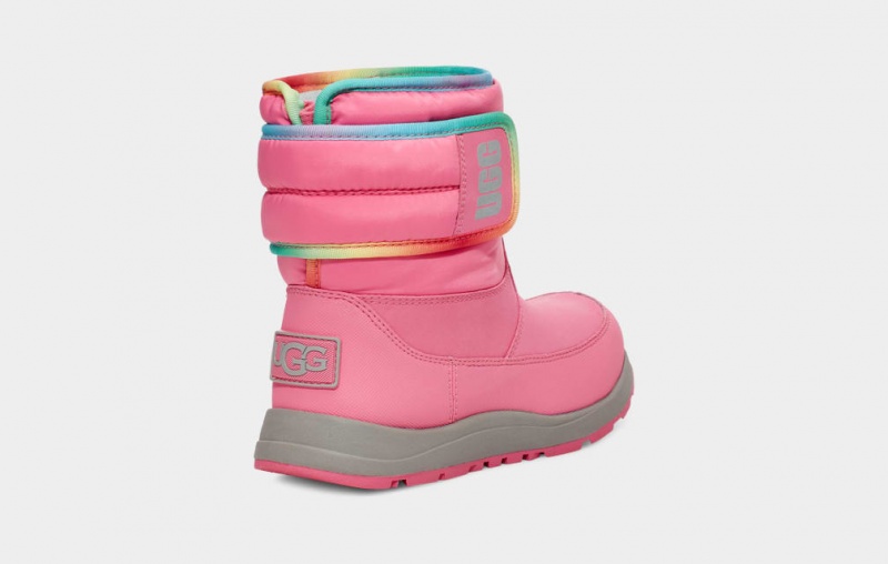 Kozaki Dziecięce Ugg Toty Weather Rainbow Różowe Różowe Kolorowe | RZJ-809461