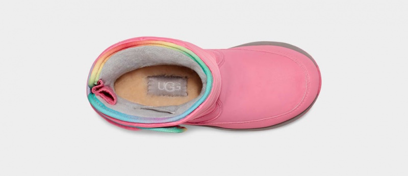 Kozaki Dziecięce Ugg Toty Weather Rainbow Różowe Różowe Kolorowe | RZJ-809461