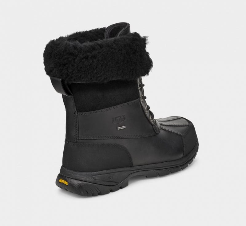 Kozaki Męskie Ugg Butte Czarne | CHK-623740