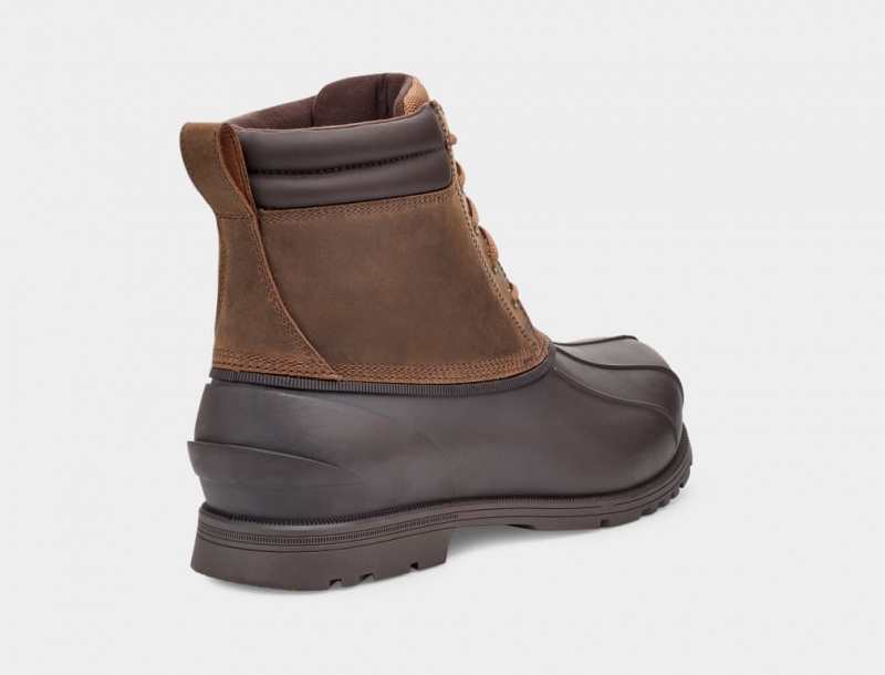 Kozaki Męskie Ugg Gatson Mid Brązowe | IGL-935714