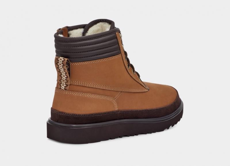 Kozaki Męskie Ugg Highland Sportowe Utility Weather Brązowe | CSZ-128650