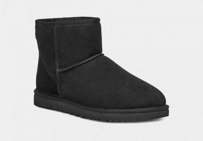 Kozaki Męskie Ugg Klasyczne Mini Czarne | ZWO-386945